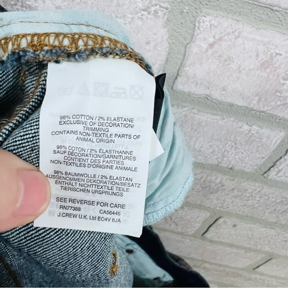 Madewell The Slim Boyjean Raw Hem Edition Creston Wash Size 32 - Picture 12 of 13